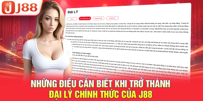 Những điều cần biết khi trở thành đại lý chính thức của J88