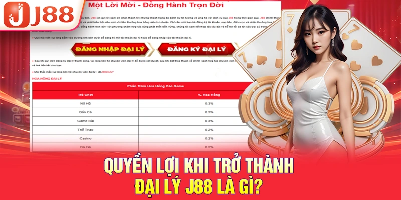 Quyền lợi khi trở thành đại lý J88 là gì?