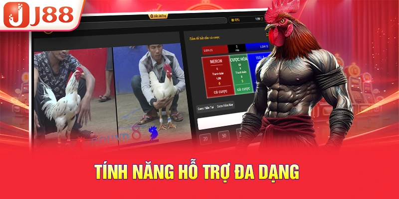 ĐÁ GÀ J88 4 Tính năng hỗ trợ đa dạng